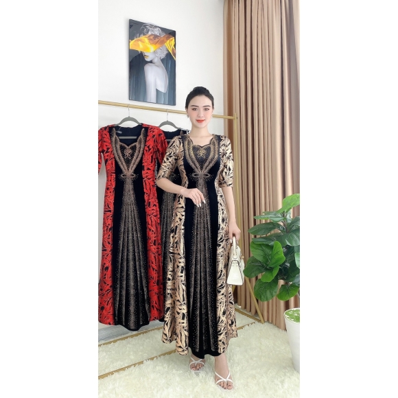 Đầm thun kim sa
