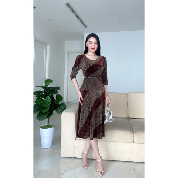 Đầm thun kim sa