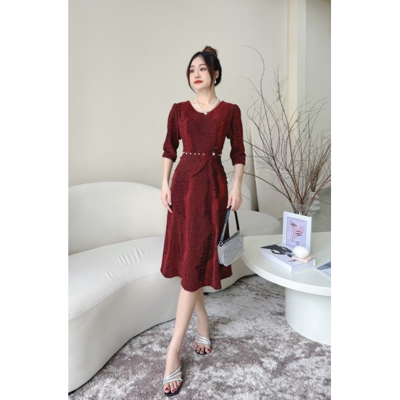 Đầm thun kim sa