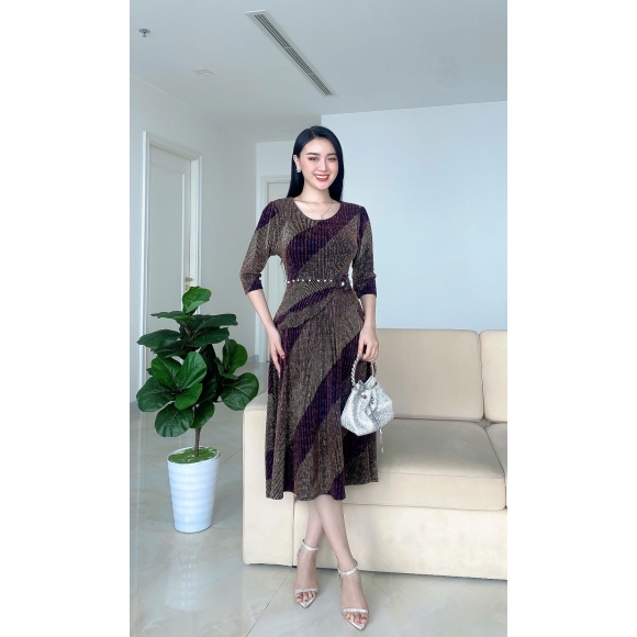 Đầm thun kim sa